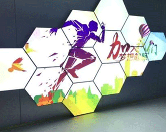 LED动感灯箱的彩色画面处理